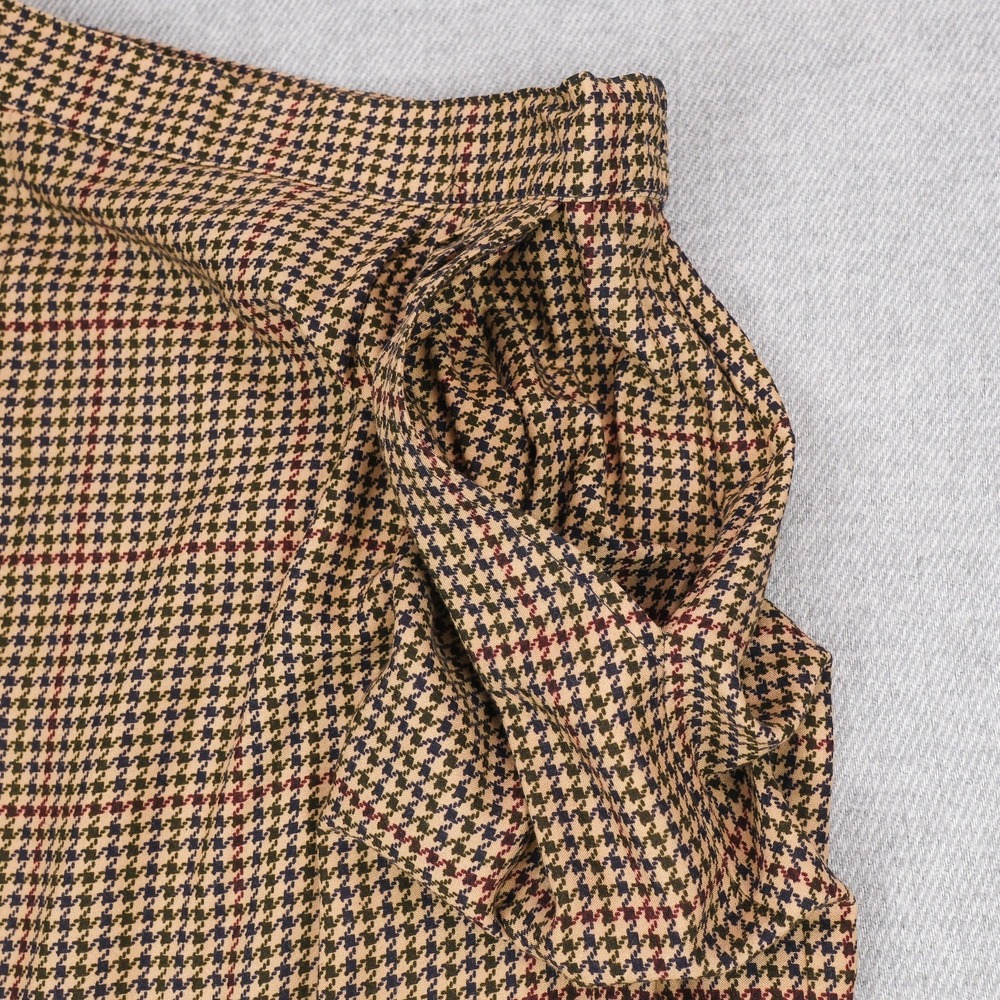 Willowbend Skirt Vest Set Womens Vintage Houndstooth Hunting Scene Medium USA - Picture 9 of 15